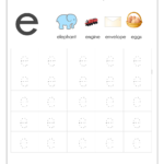Small Letter Alphabets Tracing And Writing Worksheets Printable Inside Alphabet E Tracing Worksheets