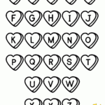 Sweet Valentine Alphabet Coloring | Alphabet Coloring Pages Intended For Valentine Alphabet Worksheets
