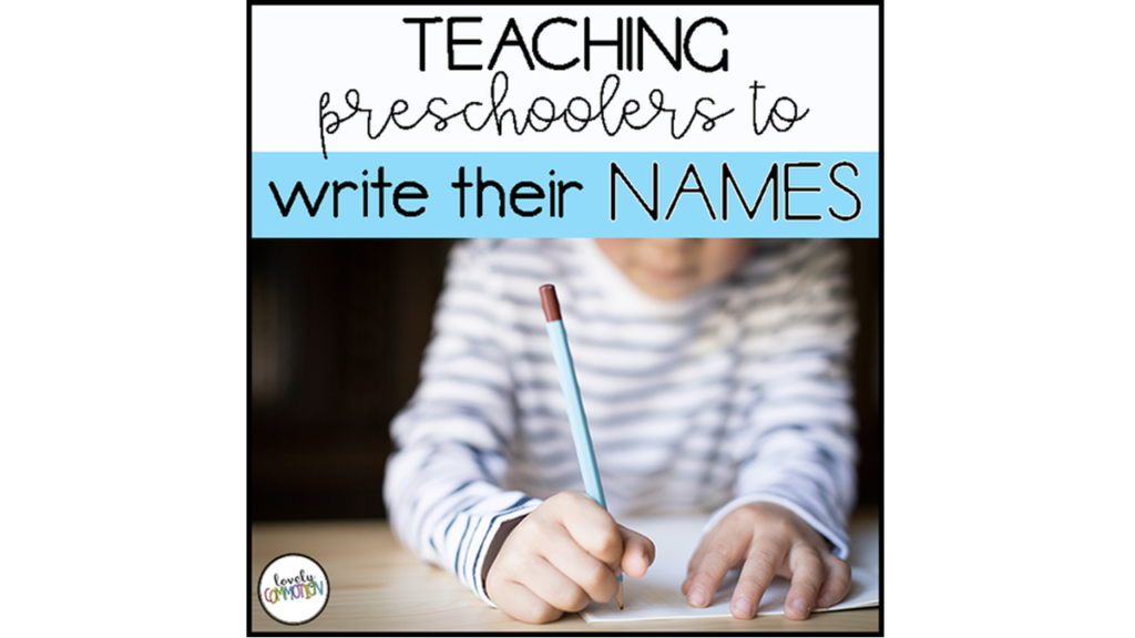 Teaching Preschoolers To Write Their Names In Benefits Of Name Tracing