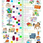 The English Alphabet   Crossword   English Esl Worksheets For Alphabet Worksheets Esl
