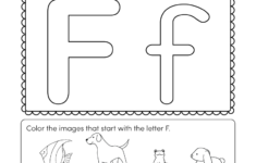 This Is A Fun Letter F Coloring Worksheet. Kindergarteners within Letter F Worksheets Coloring
