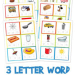 Three Letter Word Cards ~ Free Printable | Three Letter Pertaining To 3 Letter Worksheets