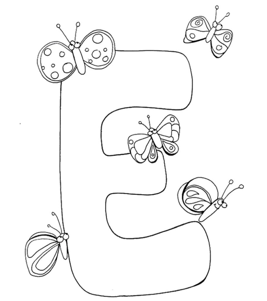 Top 10 Free Printable Letter E Coloring Pages Online Pertaining To Letter E Worksheets Coloring
