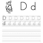 Trace Letter D Worksheets | Activity Shelter Pertaining To Letter D Worksheets For Kindergarten
