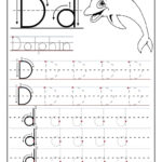 Trace Letter D Worksheets | Tracing Worksheets Preschool Within Alphabet D Tracing Sheet