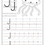 Trace Letters Worksheet J Letter (1236×1600) | Preschool Pertaining To J Letter Tracing