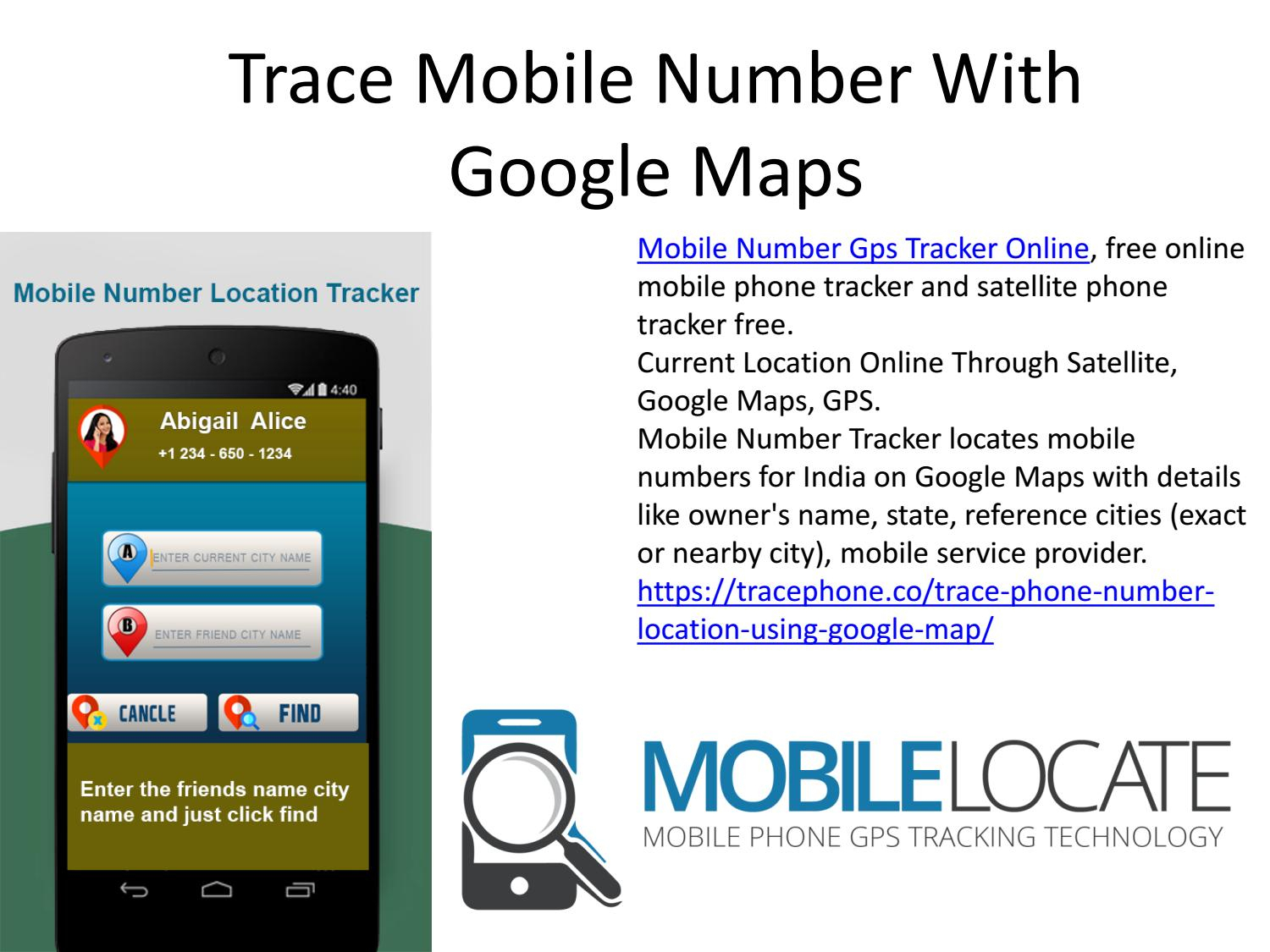 Trace Mobile Number With Google Mapsbaetelley - Issuu throughout Name Tracking By Mobile Number