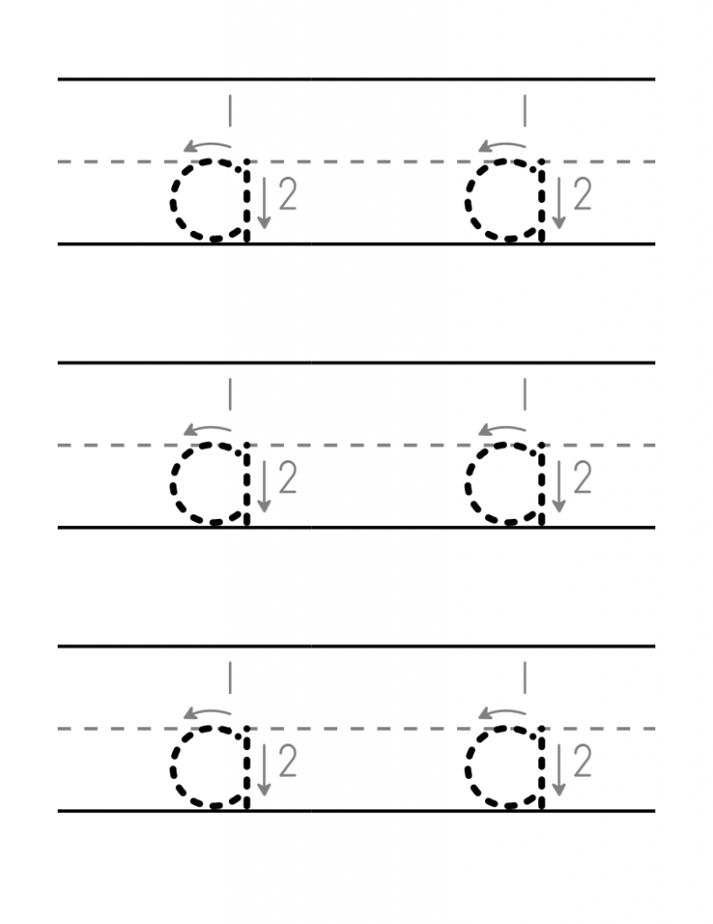 Trace My Alphabet And Numbers: Printables With 2 Inch pertaining to Alphabet Tracing With Arrows