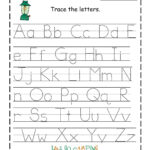 Trace The Alphabet | Preschool Worksheets, Kindergarten In Alphabet Tracing Pages