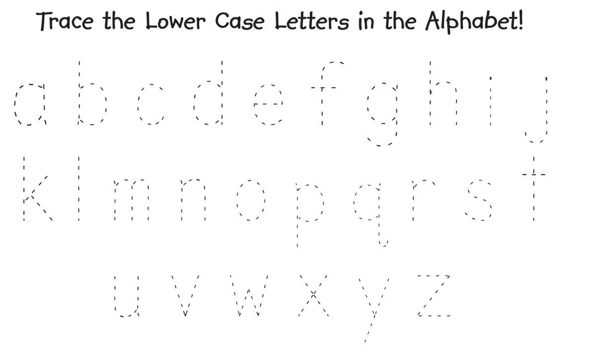 Trace The Alphabet Uppercase And Lowercase Printable throughout Uppercase Alphabet Tracing