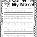 Trace Your Name Worksheets | Activity Shelter Pertaining To Tracing Your Name With Dots