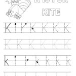 Traceable Alphabet For Learning Exercise | Dear Joya For Letter K Worksheets Twisty Noodle