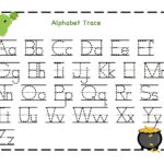 Traceable Letter Worksheets To Print | Alphabet Kindergarten Intended For Alphabet Worksheets Kinder