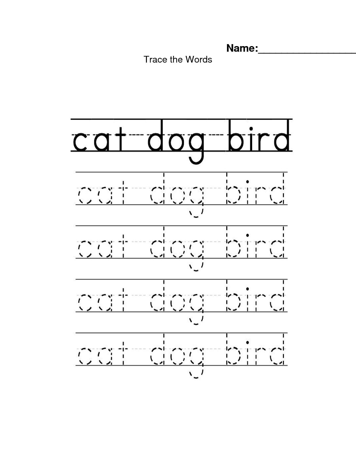 Traceable Names Worksheets | Activity Shelter pertaining to Name Tracing On Word