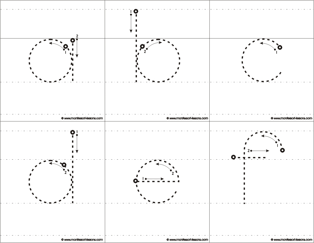 Tracing Big Letters, A-Z in Alphabet Tracing Guide