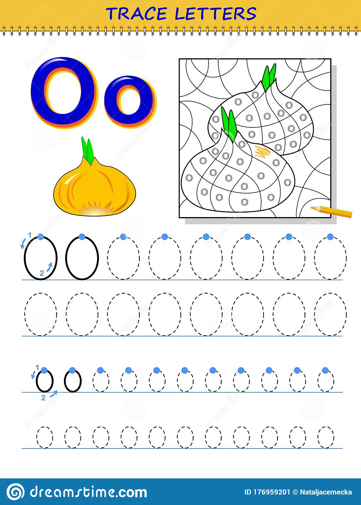 Letter O Tracing Page | AlphabetWorksheetsFree.com