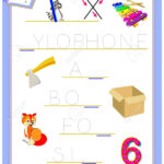 Tracing Letter X For Study English Alphabet. Printable Worksheet.. Within Alphabet Tracing Puzzle