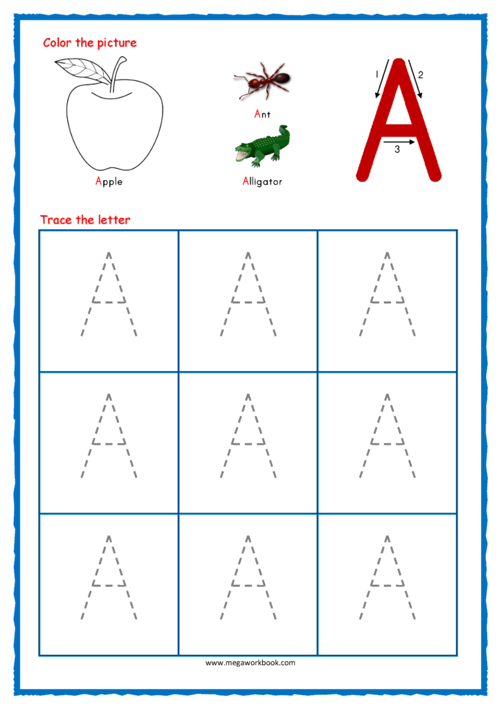 Tracing Letters   Alphabet Tracing   Capital Letters Pertaining To Alphabet Tracing Cards Pdf