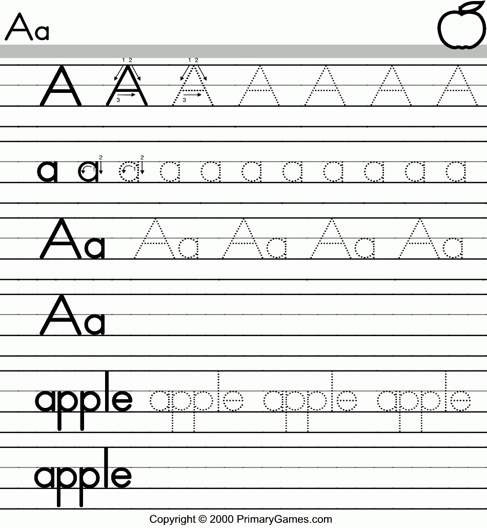 Tracing Letters Of The Alphabet *a Preschool Teachers Best intended for Alphabet Worksheets Grade R