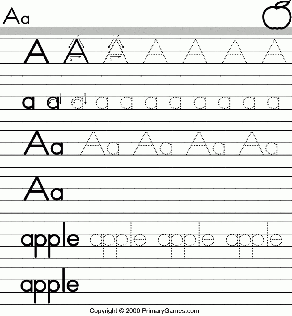 Tracing Letters Of The Alphabet *a Preschool Teachers Best Pertaining To Grade R Alphabet Worksheets