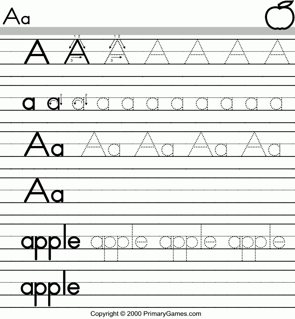Tracing Letters Of The Alphabet *a Preschool Teachers Best pertaining to Grade R Alphabet Worksheets