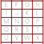 Tracing The Alphabet Letters A To Z Dot To Dot Printable Pertaining To Alphabet Tracing Dots