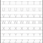 Tracing – Uppercase Letters – Capital Letters – 3 Worksheets Inside Alphabet Tracing Capital Letters
