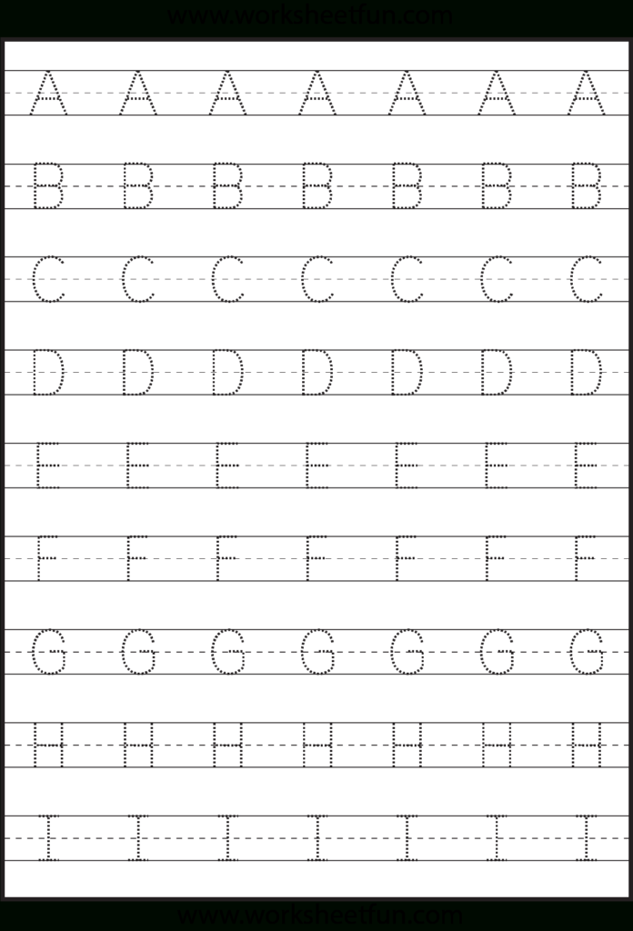 Tracing – Uppercase Letters – Capital Letters – 3 Worksheets Pertaining To Letter S Tracing Page