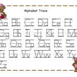 Tracing Worksheets For 4 Year Olds Inside Alphabet Tracing For 4 Year Old