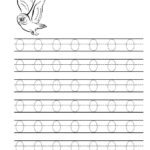 Tracing Letter O Worksheets For Preschool 1,240×1,754 With Letter O Tracing Sheet