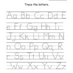 Uppercase And Lowercase Letters Tracing Worksheet | Alphabet For Alphabet Tracing Uppercase And Lowercase