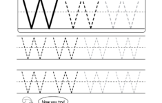 Uppercase Letter Tracing Worksheets (Free Printables with Letter W Tracing Paper