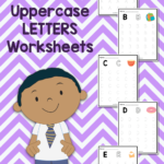 Uppercase Letters Tracing Worksheets   The Teaching Aunt In Letter Orientation Worksheets