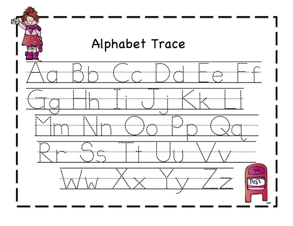 Worksheet ~ Tracing Sheets For Preschoolids Alphabet regarding Pre K Alphabet Tracing