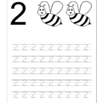 Worksheetfun   Free Printable Worksheets | Numbers Preschool Pertaining To Letter 2 Tracing