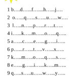 Write Missing Letters   Interactive Worksheet For Year 1 Alphabet Worksheets