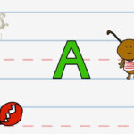 Write The Letter A | Alphabet Writing Lesson For Children | The Singing  Walrus Intended For Letter Tracing Video