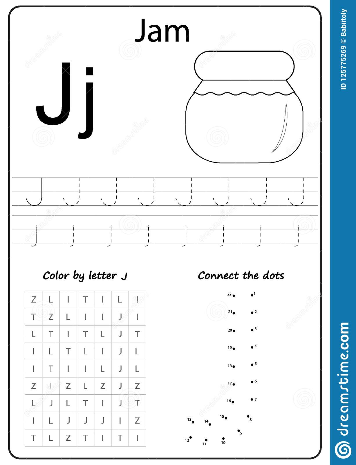Writing Letter J. Worksheet. Writing A-Z, Alphabet pertaining to Letter J Alphabet Worksheets