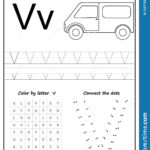 Writing Letter V. Worksheet. Writing A Z, Alphabet In Letter V Worksheets Free Printables