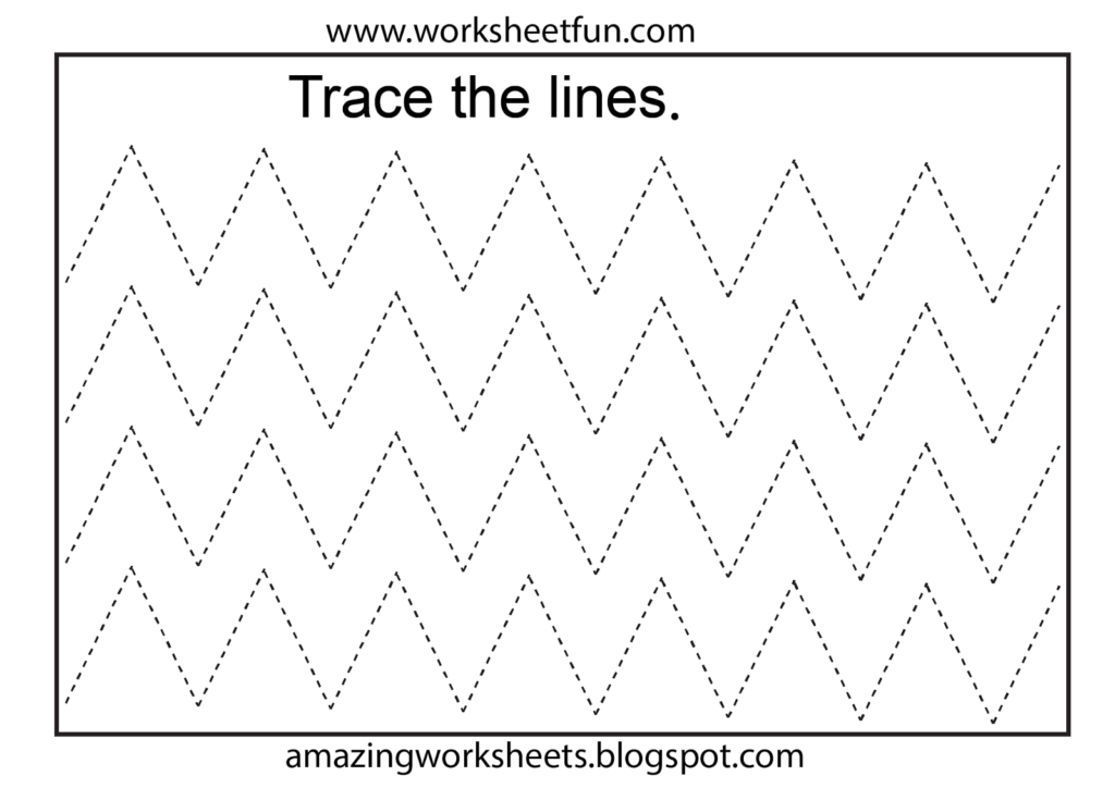 11 Best Tracing Lines Worksheets For Toddlers Images On