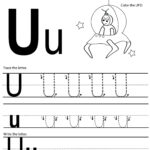 12 Letter U Worksheets For Young Learners | Kittybabylove In Letter U Tracing Paper
