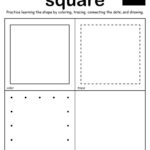 12 Shapes Worksheets: Color, Trace, Connect, & Draw