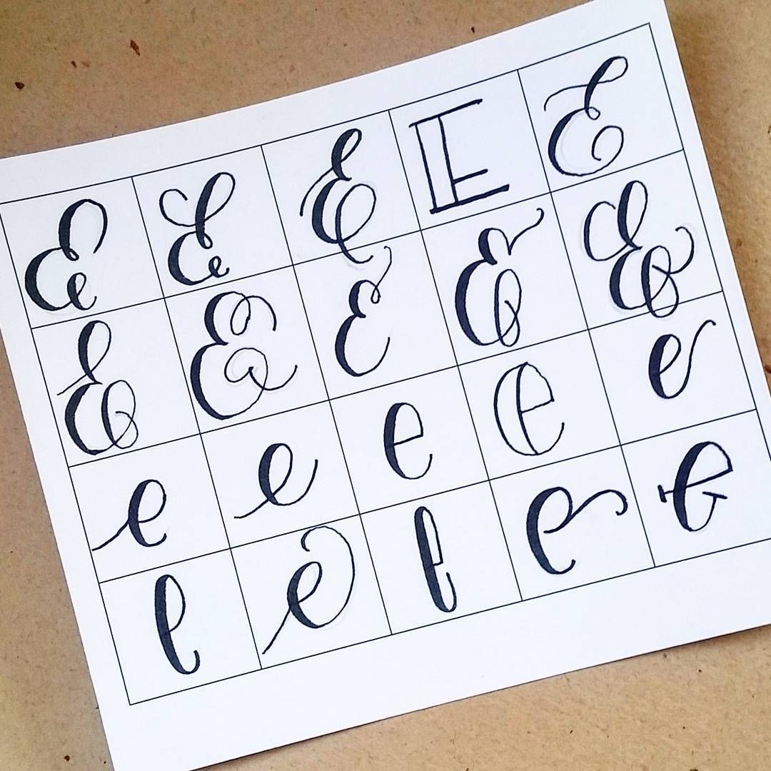 20 Ways To Write The Letter E@letteritwrite • See Also