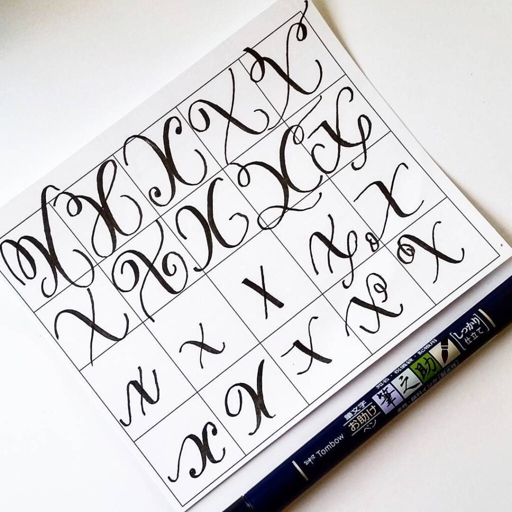 20 Ways To Write The Letter X@letteritwrite • See Also