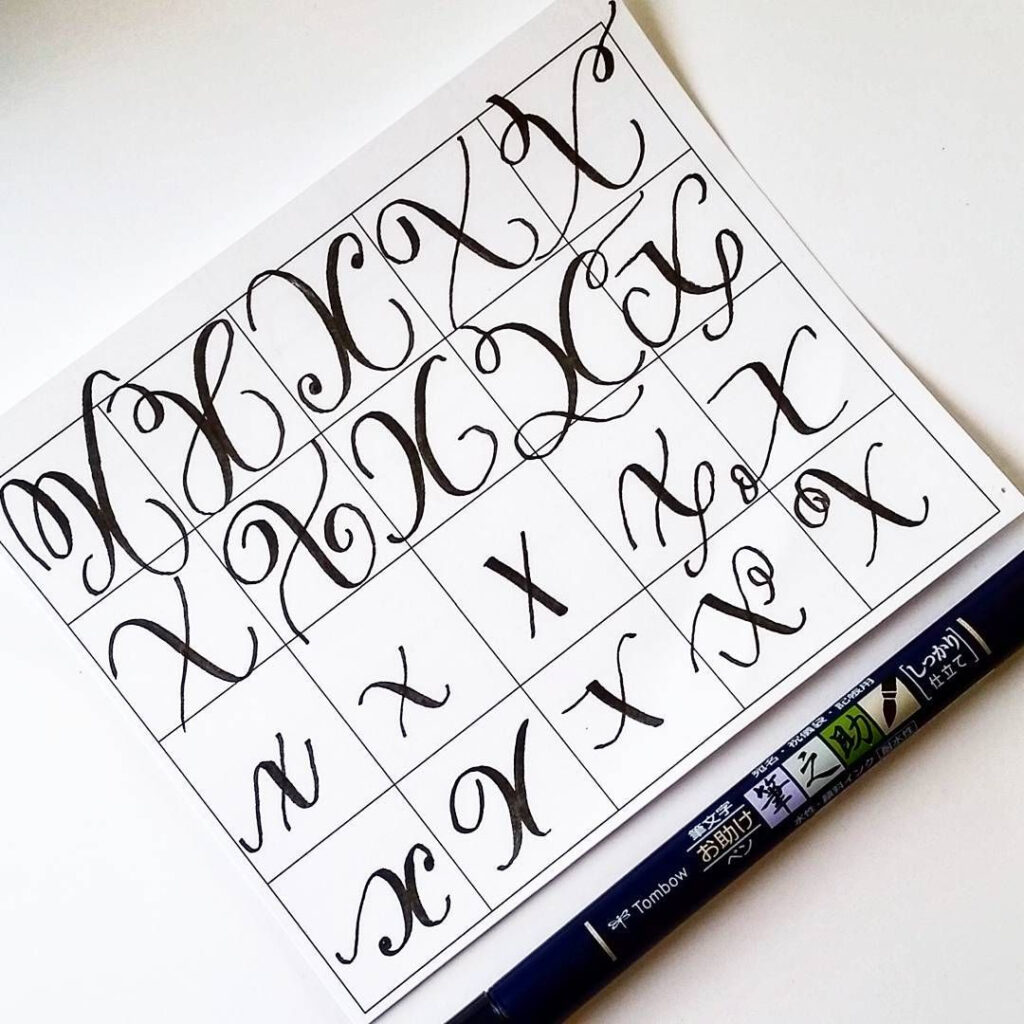 20 Ways To Write The Letter X@letteritwrite • See Also 20 Ways To Write The Letter X@letteritwrite • See Also