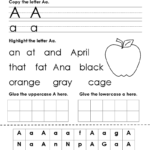 26 Pages Of Letter Review: Recognizing Letters, Writing With Alphabet Worksheets For Older Students