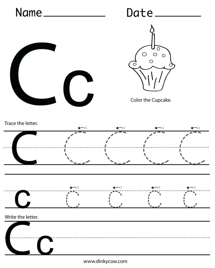 28 Letter C Worksheets For Young Learners | Kittybabylove With Regard To Letter C Worksheets For 3 Year Olds