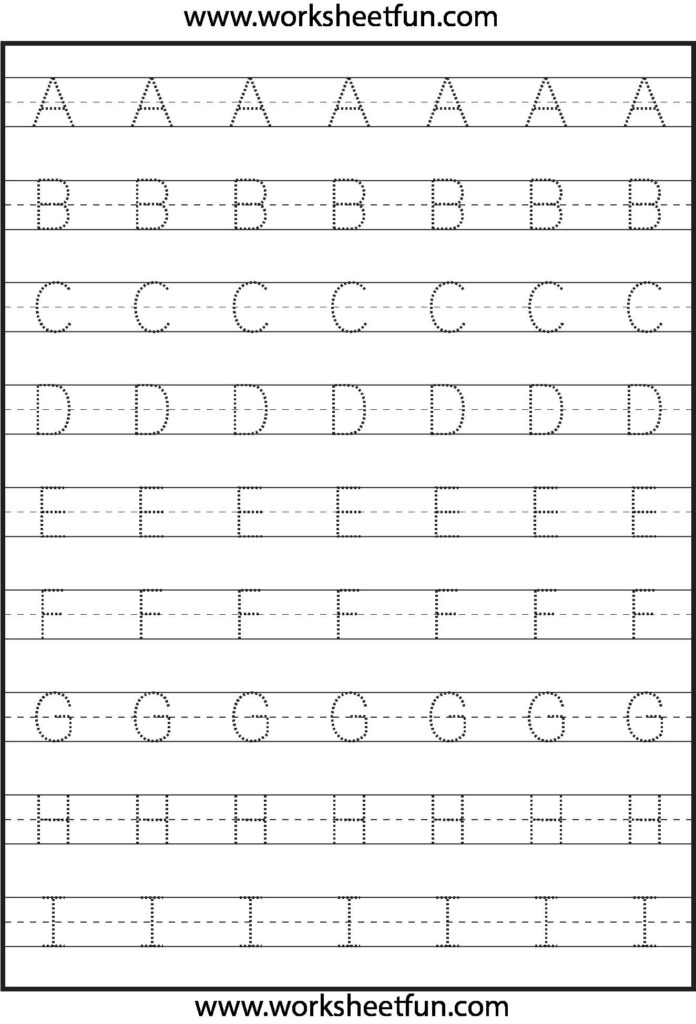 5 Alphabet Letter Worksheets For Preschool In 2020 With Regard To Letter 5 Tracing