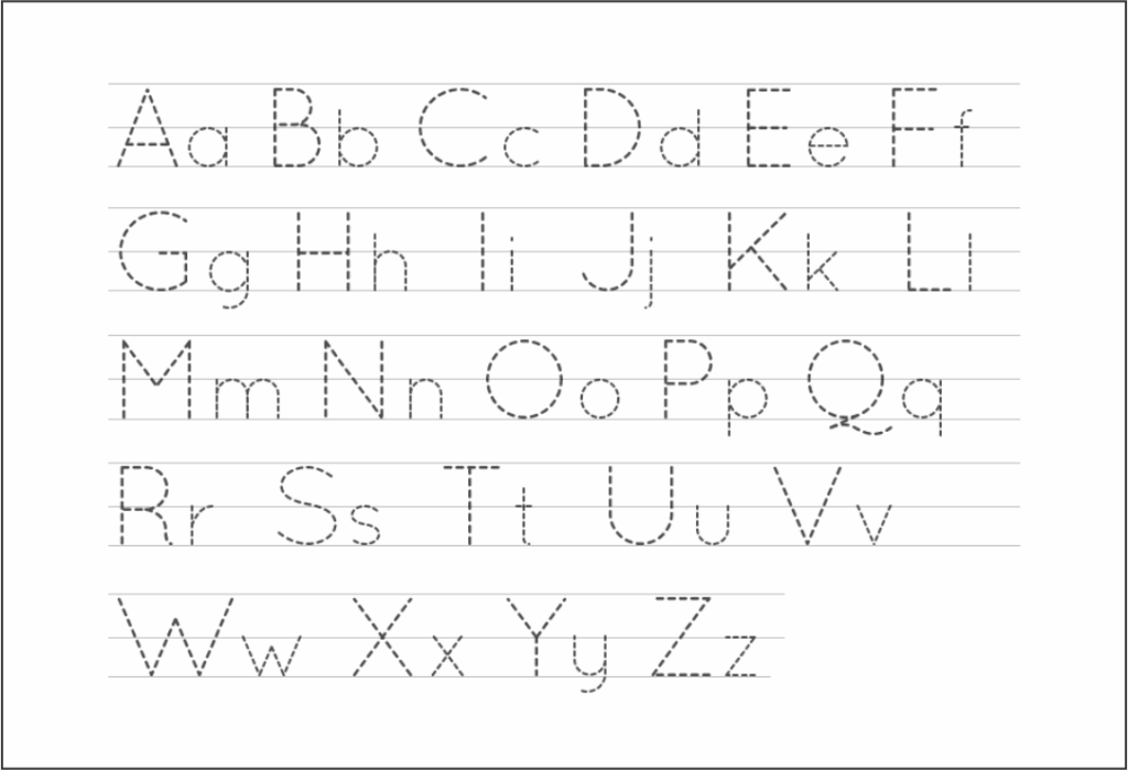 5 Best Free Printable Alphabet Tracing Letters Printablee 5 Best Free Printable Alphabet Tracing Letters Printablee