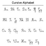 5 Best Printable Cursive Alphabet   Printablee